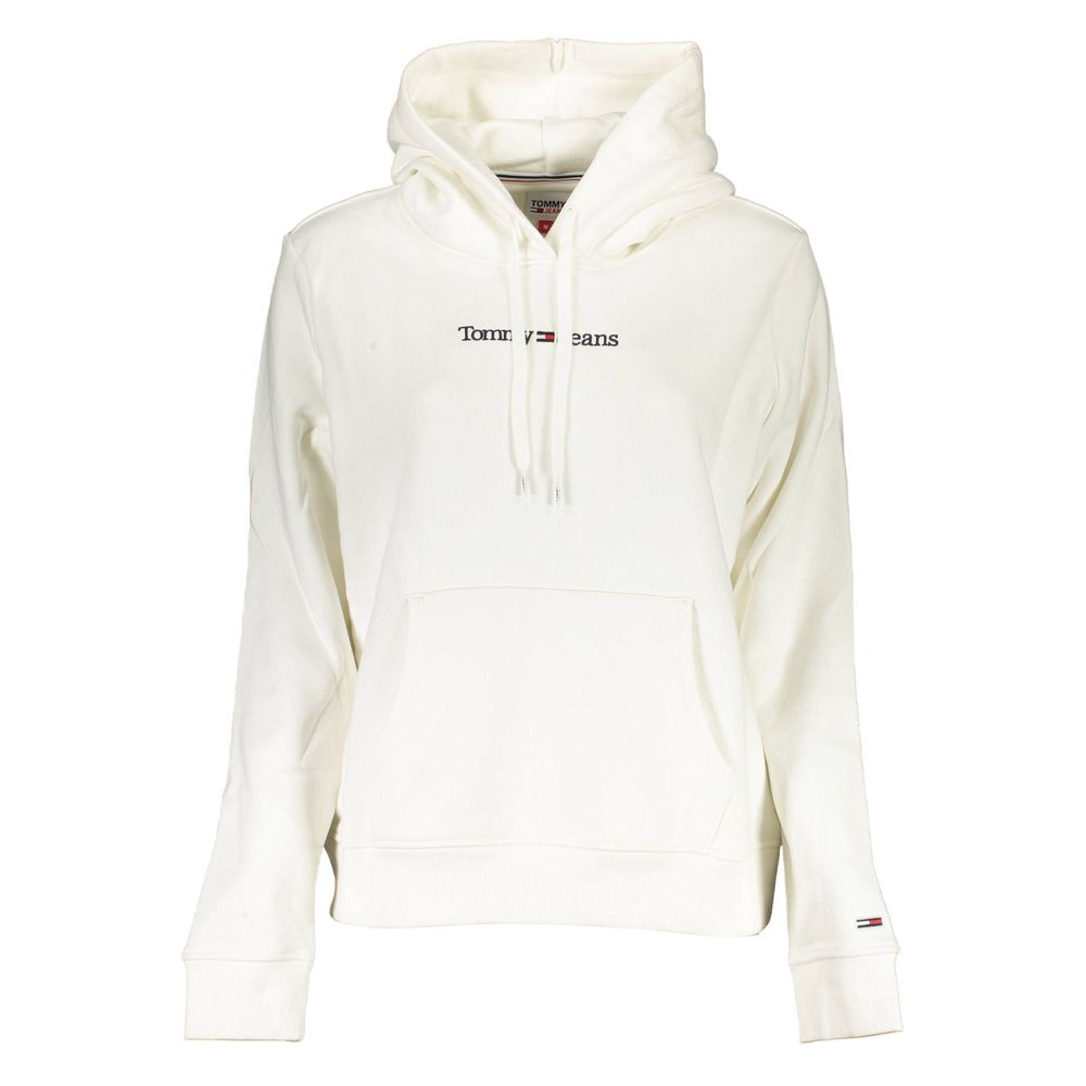 Tommy Hilfiger White Cotton Sweatshirt Tommy Hilfiger