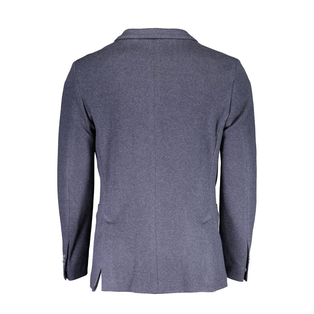 Gant Blue Cotton Jackets & Coat Gant