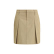 Brunello Cucinelli Pleated cotton short Skirt Brunello Cucinelli