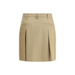 Brunello Cucinelli Pleated cotton short Skirt Brunello Cucinelli