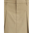 Brunello Cucinelli Pleated cotton short Skirt Brunello Cucinelli
