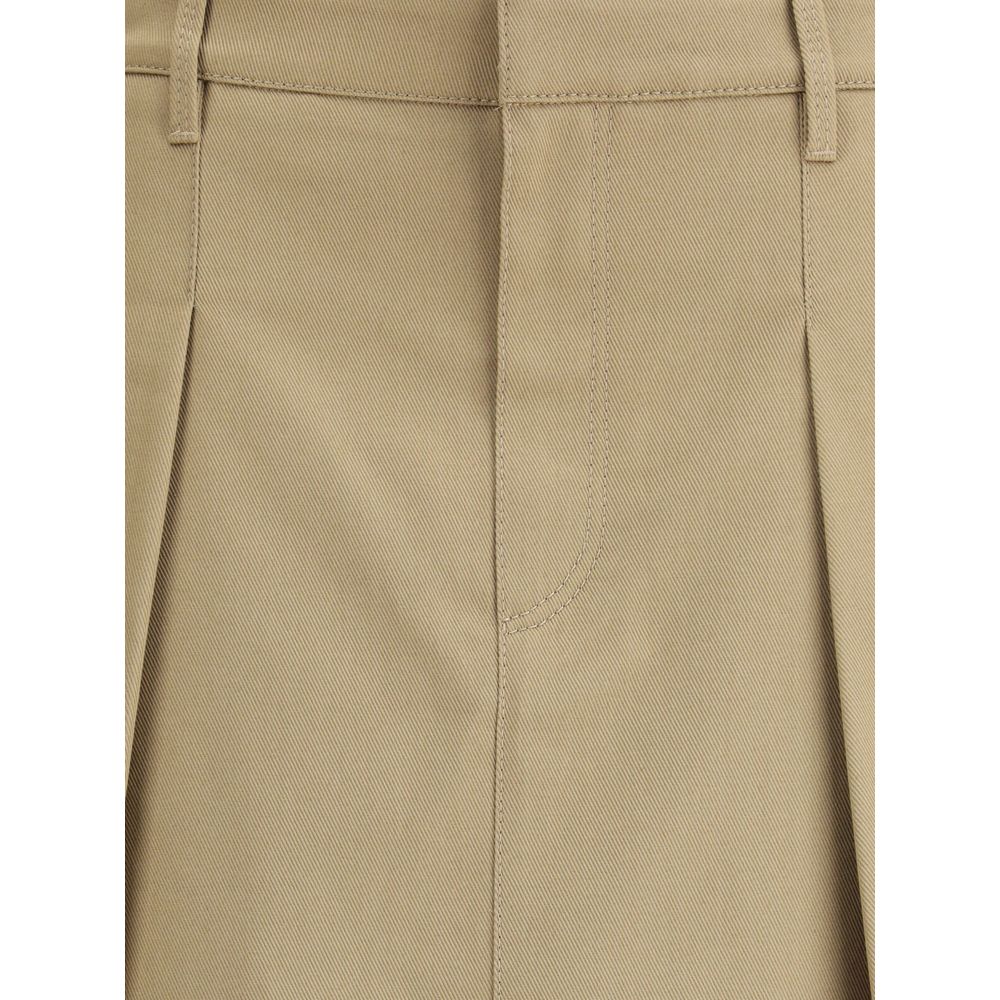 Brunello Cucinelli Pleated cotton short Skirt Brunello Cucinelli