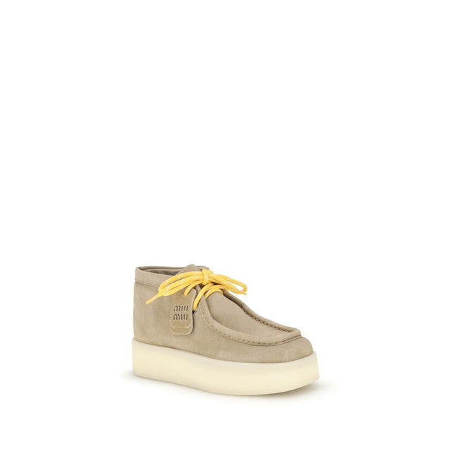 Miu Miu Platform leather Ankle Boots Miu Miu