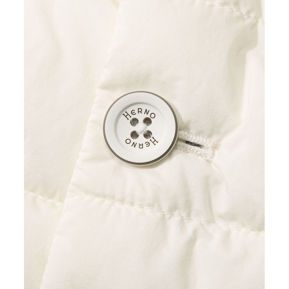 Herno White Polyamide Sleveless Jacket Herno