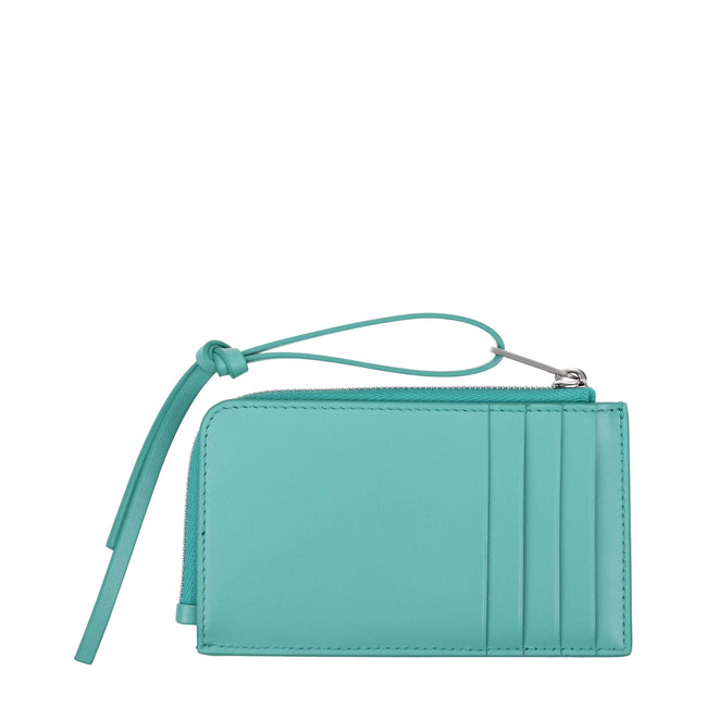 Jil Sander Green Leather Wallets Jil Sander