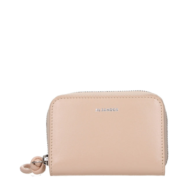 Jil Sander Pink Leather Wallets Jil Sander