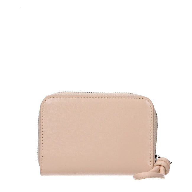 Jil Sander Pink Leather Wallets Jil Sander