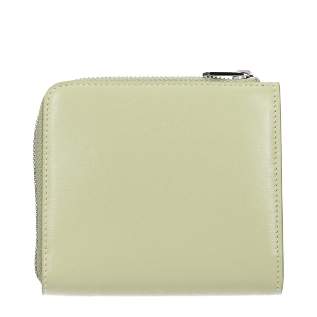 Jil Sander Green Leather Wallets Jil Sander
