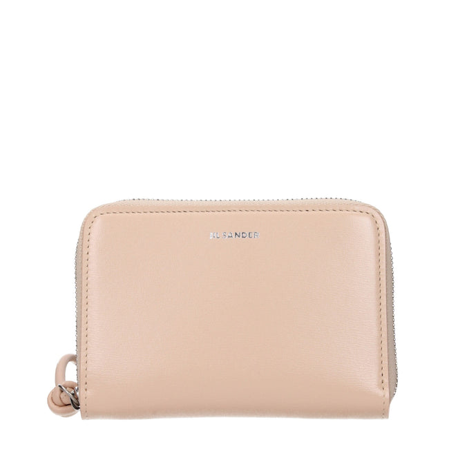 Jil Sander Pink Leather Wallets Jil Sander