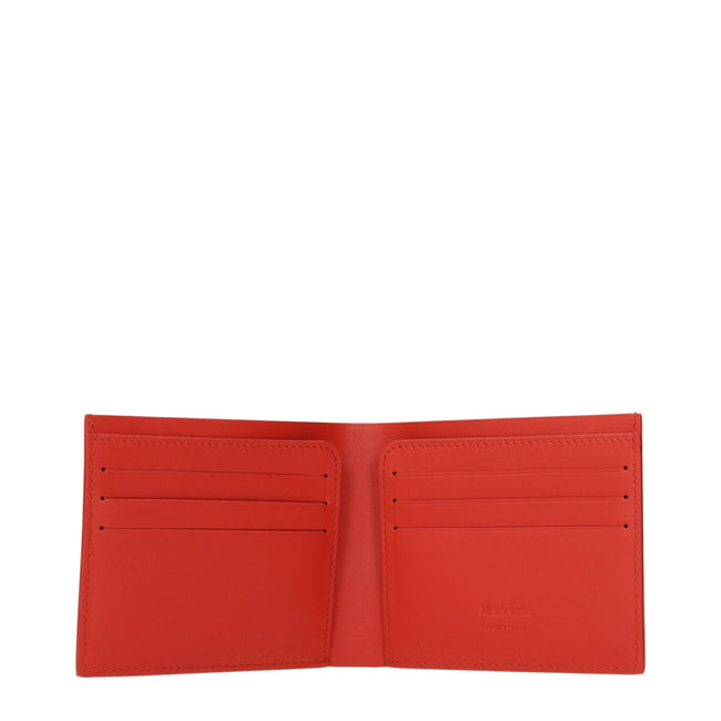 Jil Sander Red Leather Wallets Jil Sander