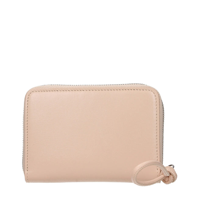 Jil Sander Pink Leather Wallets Jil Sander