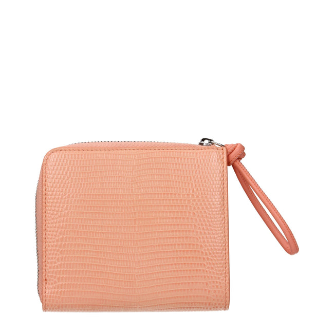 Jil Sander Pink Leather Wallets Jil Sander
