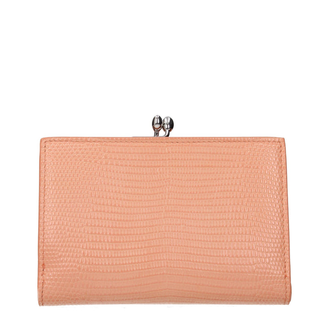 Jil Sander Pink Leather Wallets Jil Sander