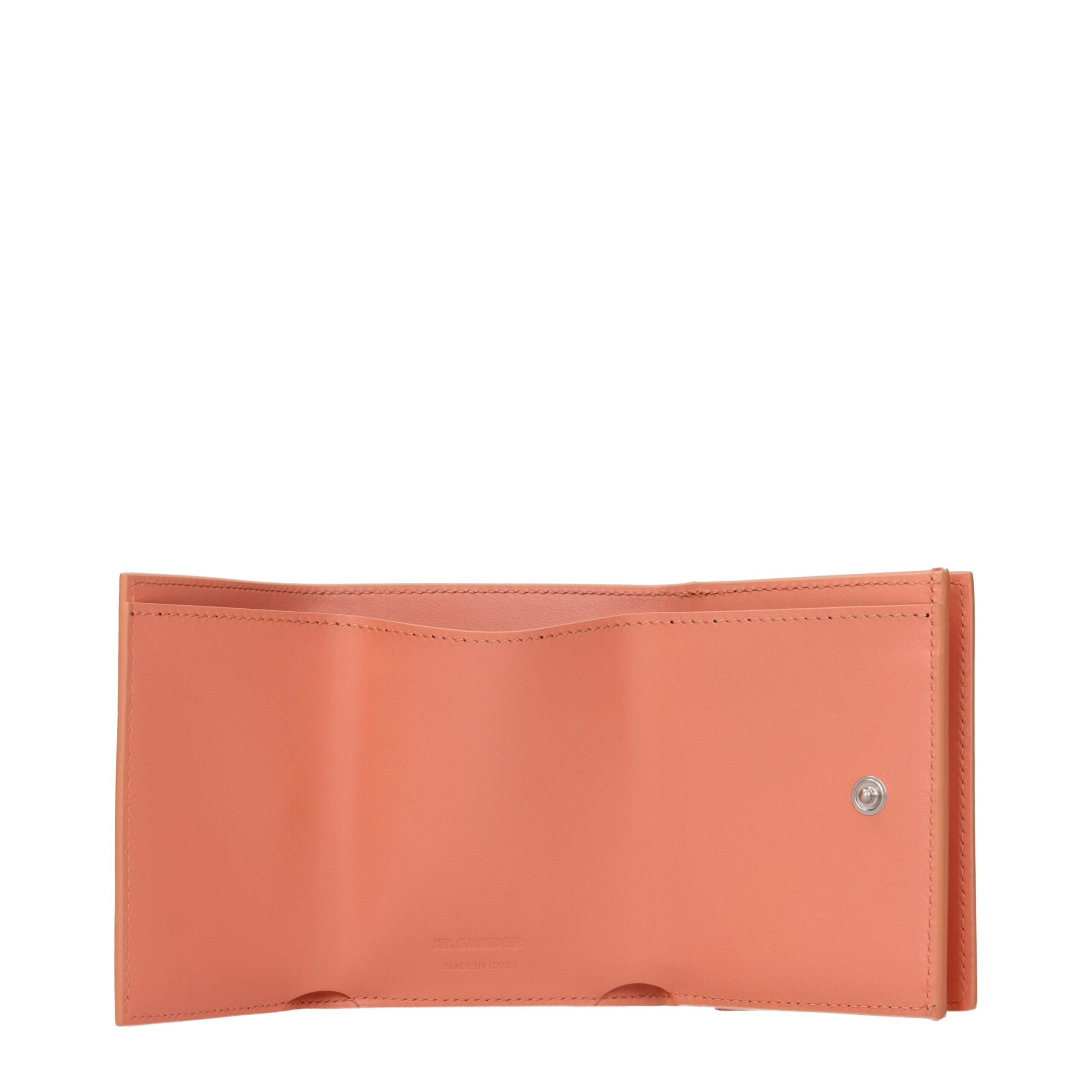 Jil Sander Pink Leather Wallets Jil Sander