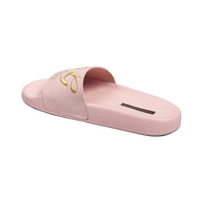 Dolce & Gabbana Pink Leather Slide Dolce & Gabbana