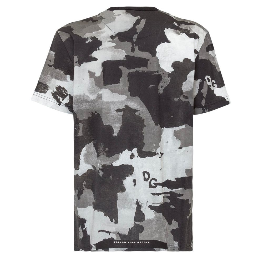 Dolce & Gabbana White Cotton T-Shirt Dolce & Gabbana