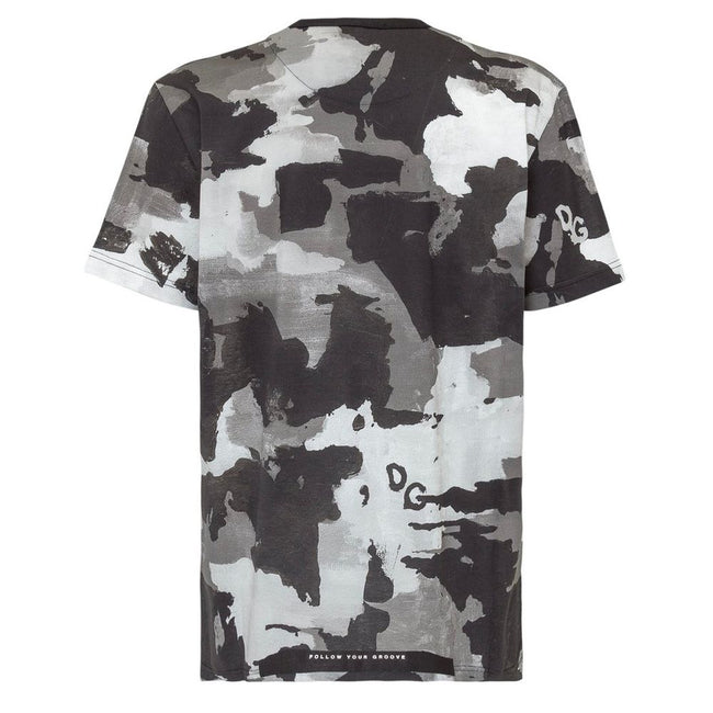 Dolce & Gabbana White Cotton T-Shirt Dolce & Gabbana