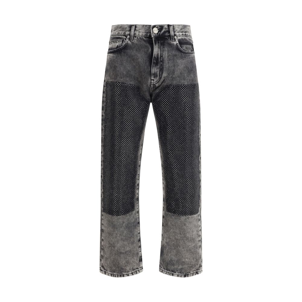 PINKO Five-pocket Jeans with mini studs PINKO