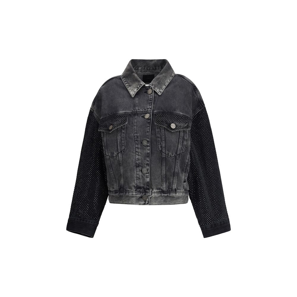 PINKO The Trucker jacket with mini studs PINKO