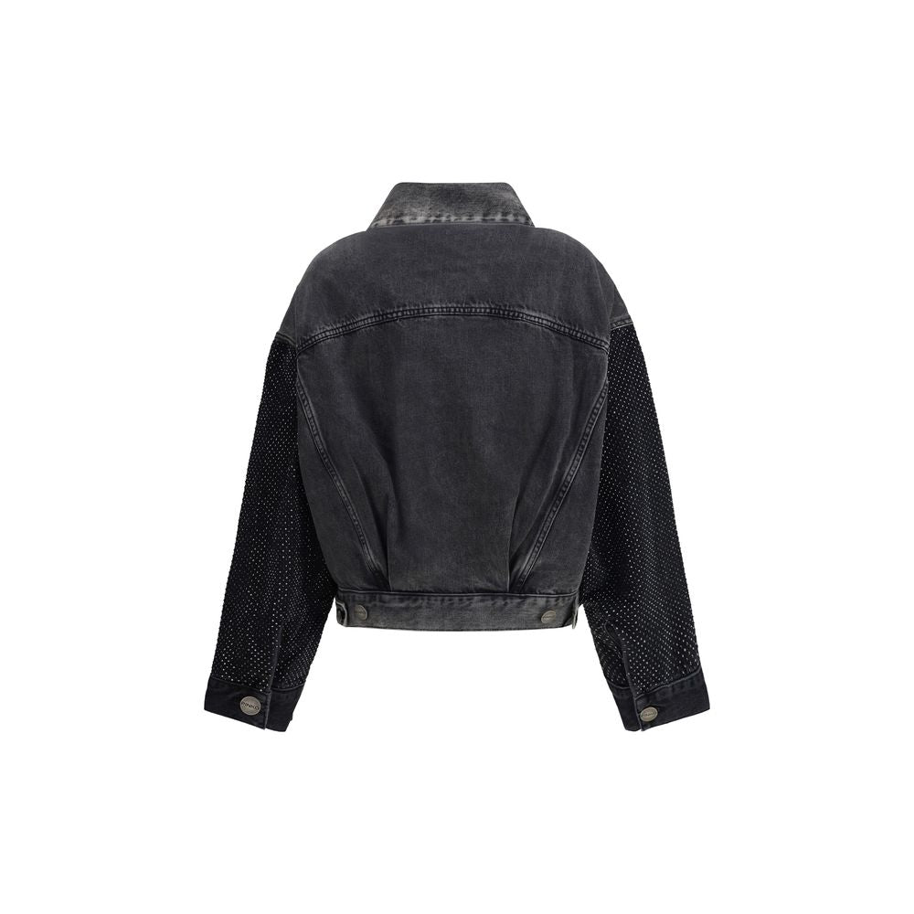 PINKO The Trucker jacket with mini studs PINKO