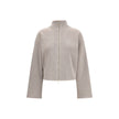 Fabiana Filippi Reversible Platinum Mohair Jacket Fabiana Filippi