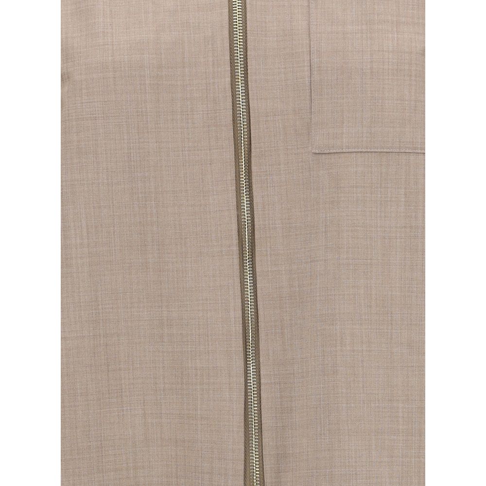 Fabiana Filippi Reversible Platinum Mohair Jacket Fabiana Filippi