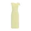 Givenchy Draped Midi Cady Dress Givenchy