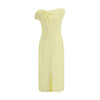 Givenchy Draped Midi Cady Dress Givenchy