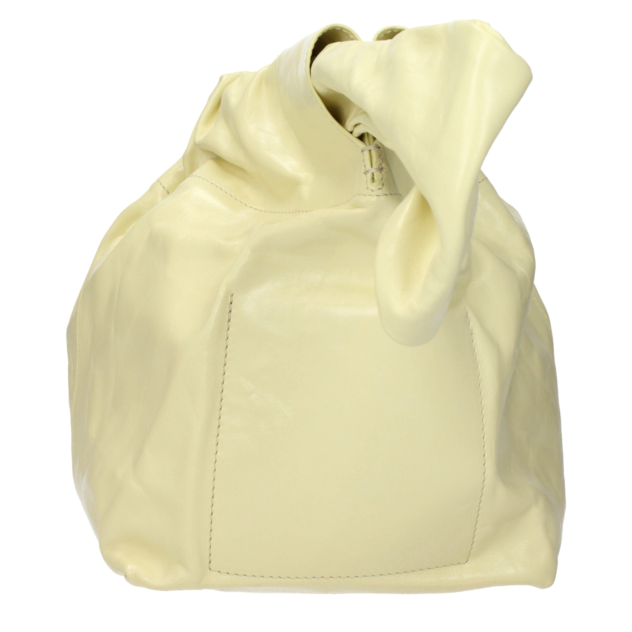 Jil Sander Yellow Leather Handbags Jil Sander