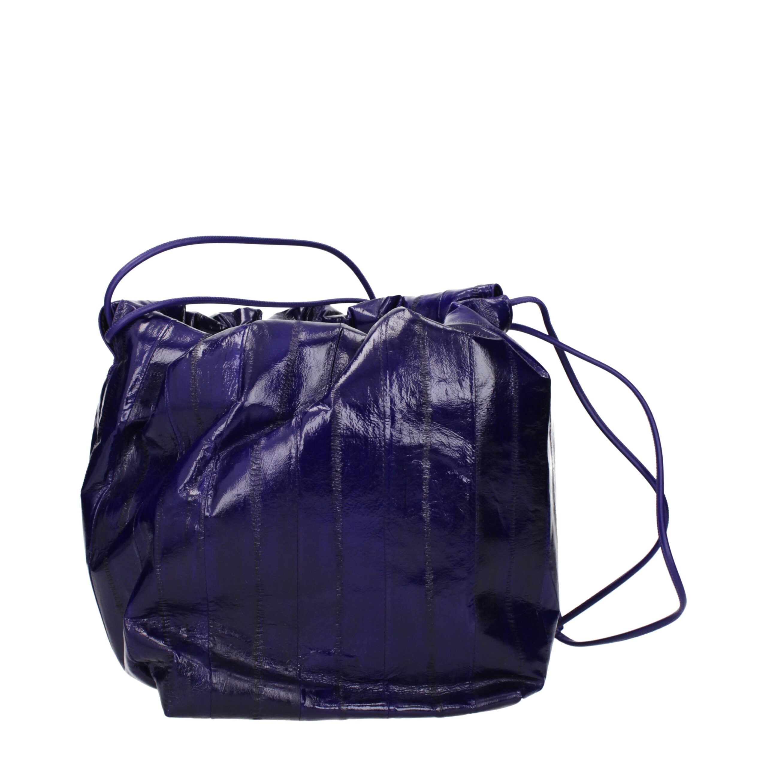 Jil Sander Purple Leather Shoulder Bags Jil Sander