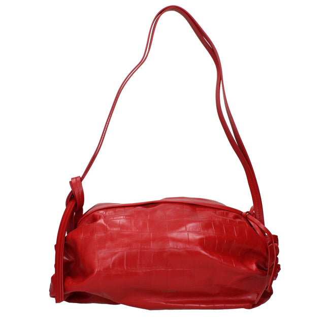 Jil Sander Red Leather Shoulder Bags Jil Sander