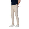 Jeckerson Beige Cotton Skinny Pant Jeckerson