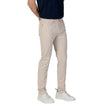 Jeckerson Beige Cotton Skinny Pant Jeckerson