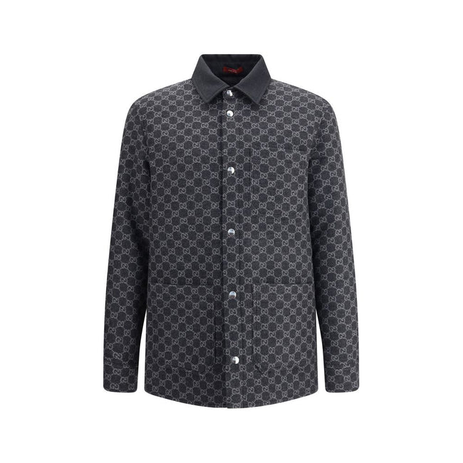 Gucci Wool Jacket with all-over GG monogram Gucci