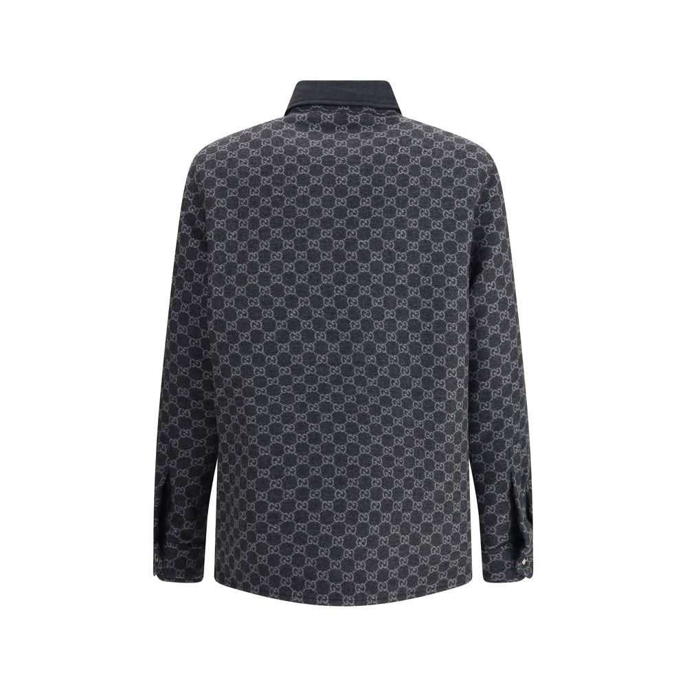 Gucci Wool Jacket with all-over GG monogram Gucci