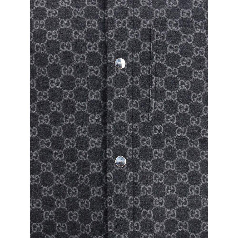 Gucci Wool Jacket with all-over GG monogram Gucci