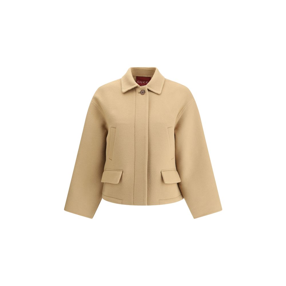 Gucci Zipped Wool Caban Gucci