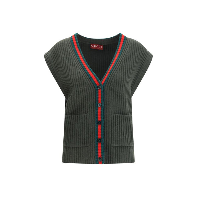 Gucci Wool Cardigan Vest Gucci