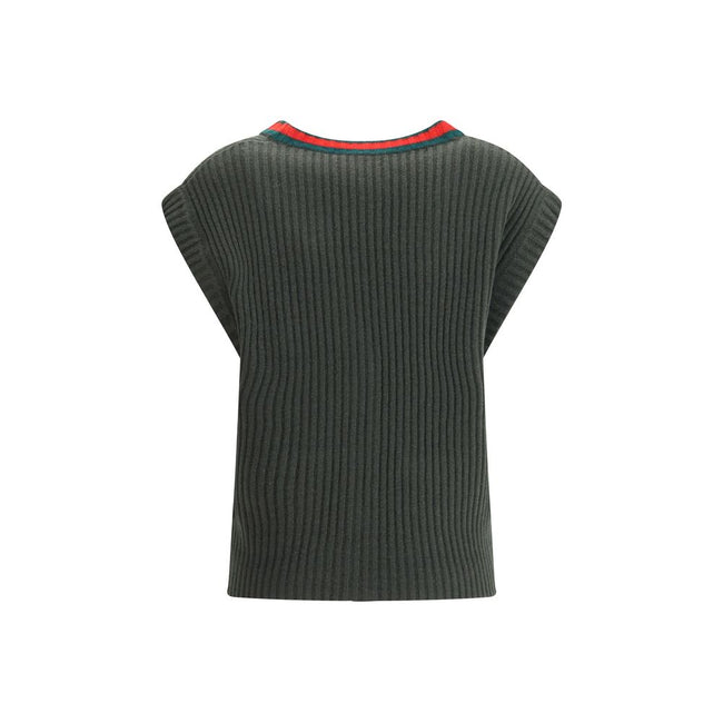 Gucci Wool Cardigan Vest Gucci