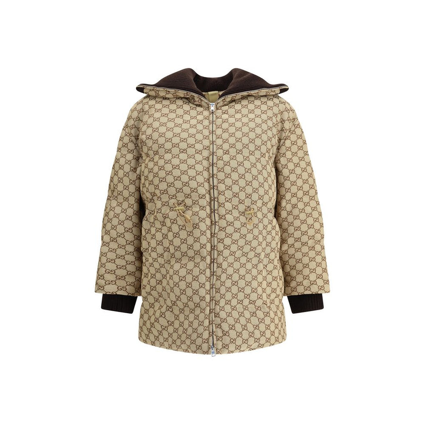Gucci Beige Cotton Bomber Gucci