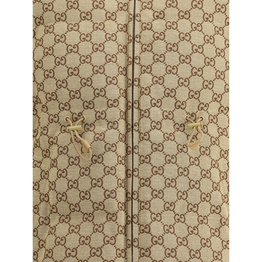 Gucci Beige Cotton Bomber Gucci
