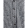 Gucci Ribbed Knit Wool Cardigan Gucci