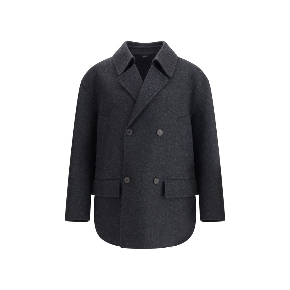 Fendi Wool felt double-breasted Caban Coat Fendi