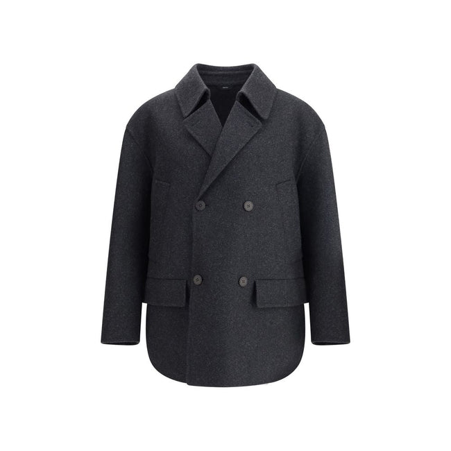 Fendi Wool felt double-breasted Caban Coat Fendi