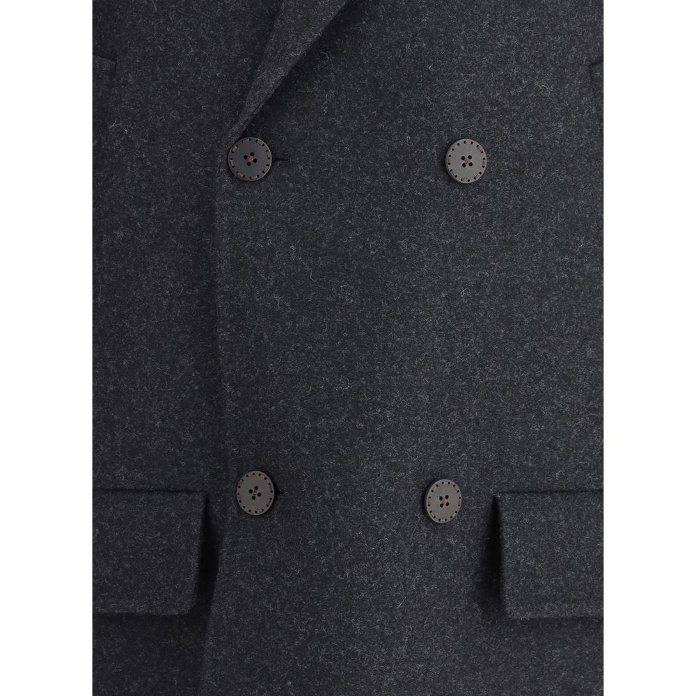 Fendi Wool felt double-breasted Caban Coat Fendi