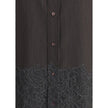 Fendi Pinstripe Wool and Lace Shirt Fendi