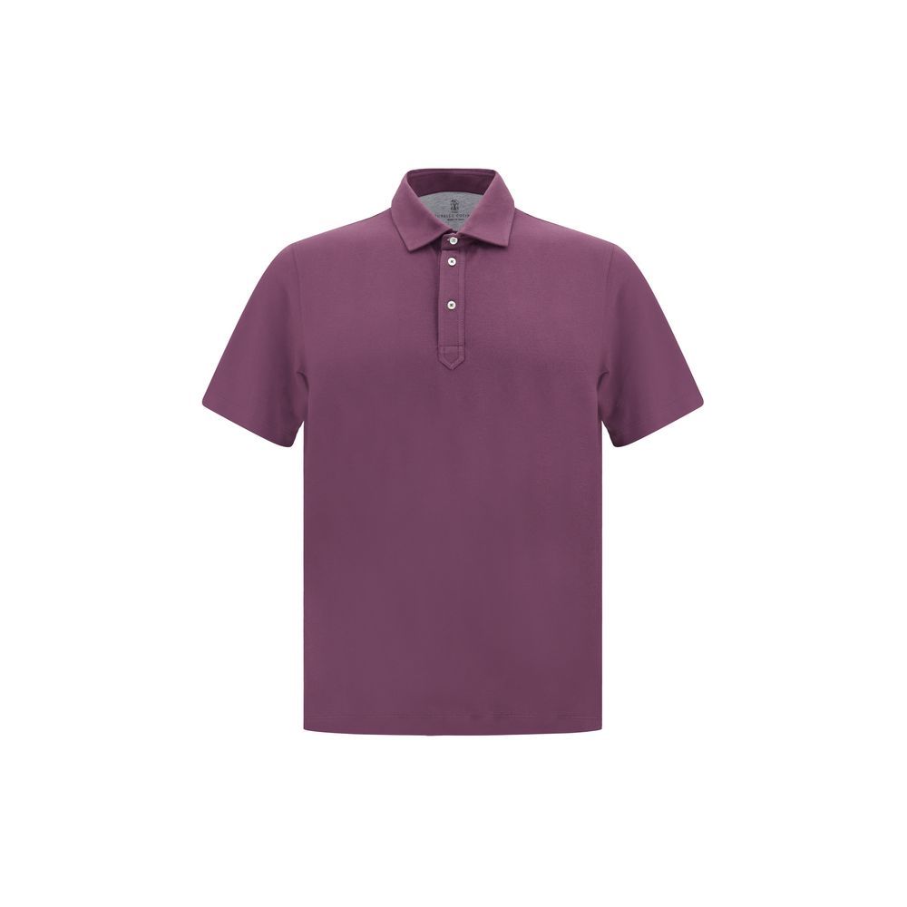 Brunello Cucinelli Monochrome Polo Shirt Brunello Cucinelli