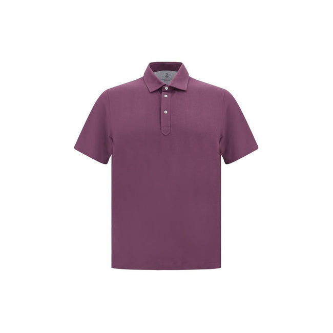 Brunello Cucinelli Monochrome Polo Shirt Brunello Cucinelli