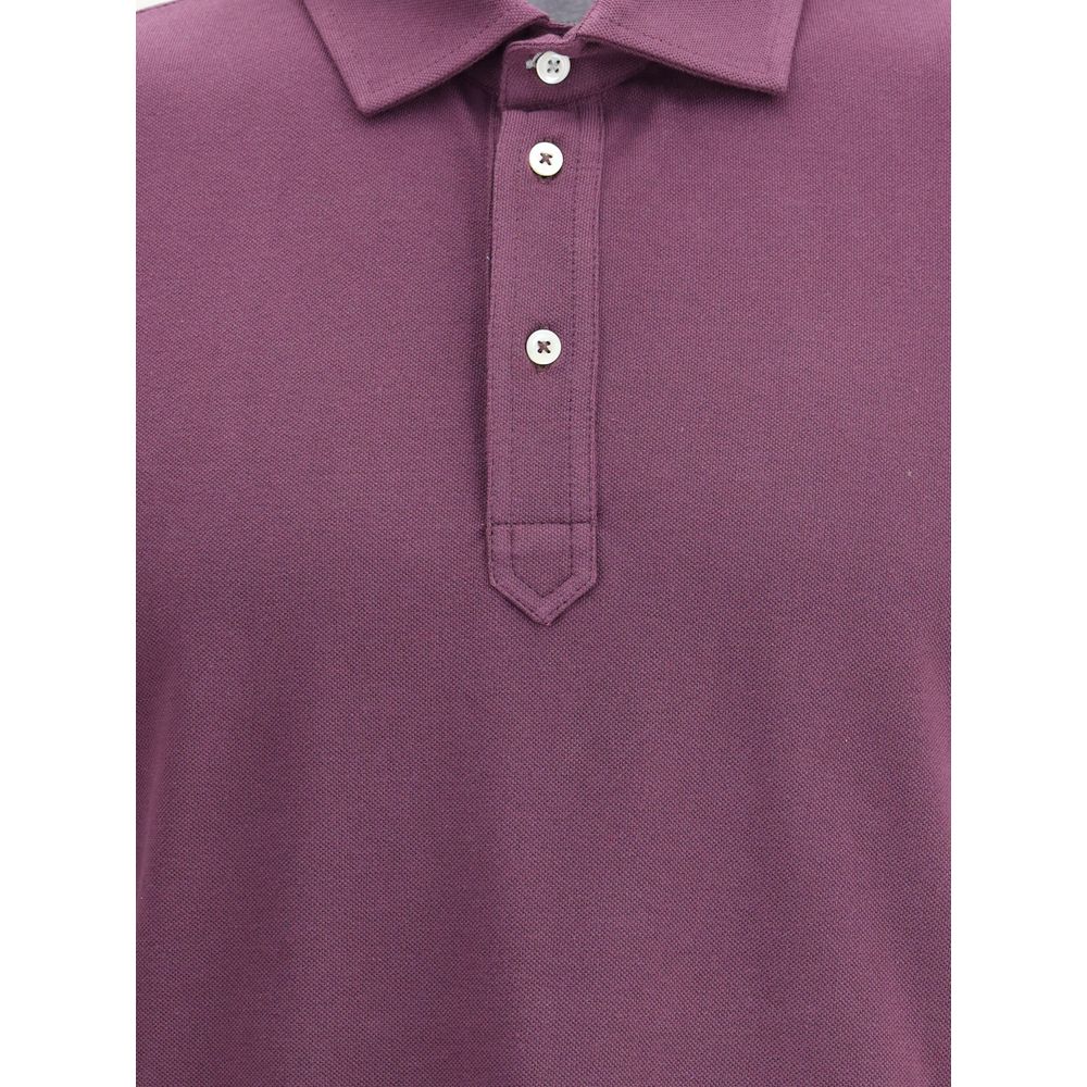 Brunello Cucinelli Monochrome Polo Shirt Brunello Cucinelli