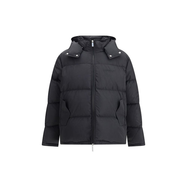 Off-White Hooded Diagonal Arrow Down Jacket Off-White